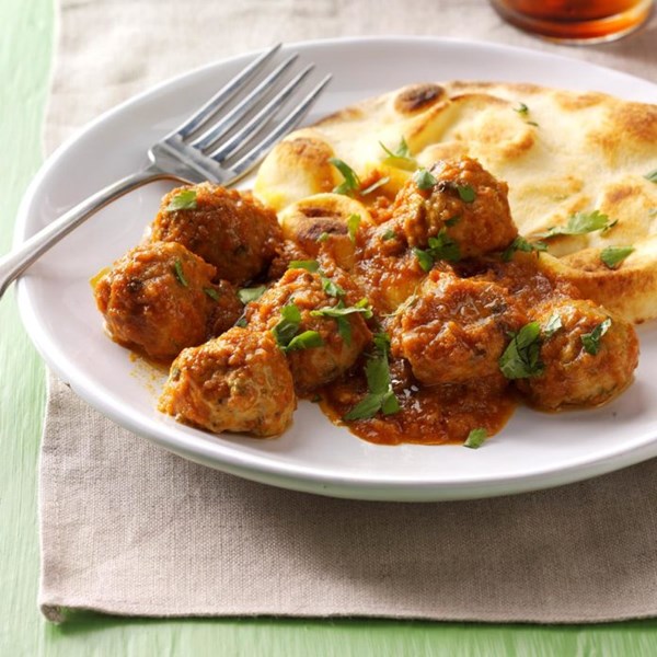 Butter chicken meatballs