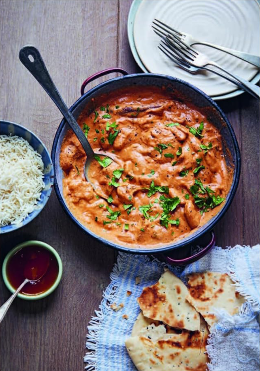 Butter no-chicken curry