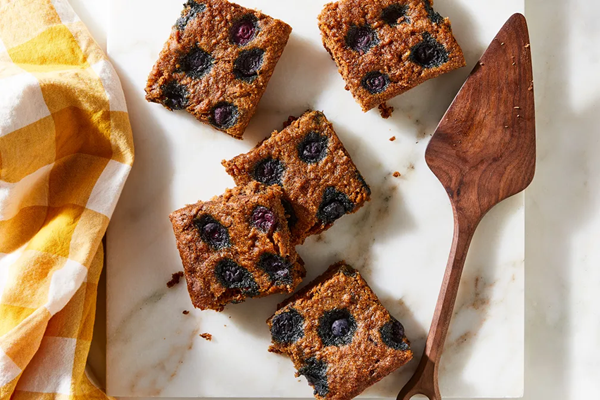 Butter pecan banana bread with blueberries from Malcolm Livingston II
