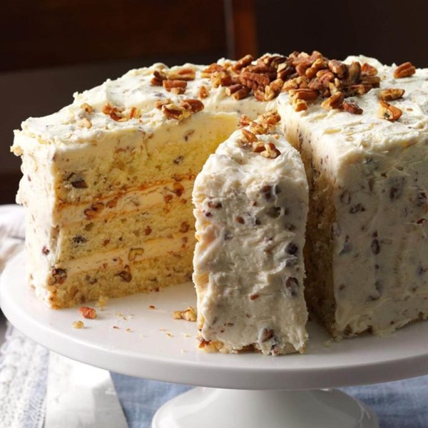 Butter pecan cake