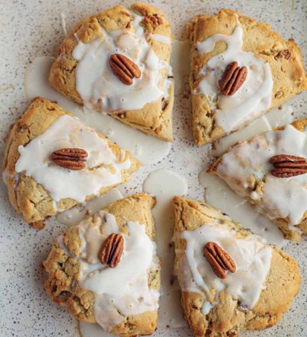 Butter pecan scones