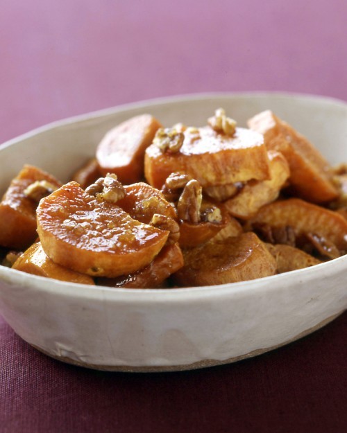 Butter-pecan sweet potatoes
