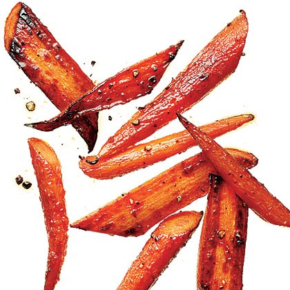 Butter-roasted carrots