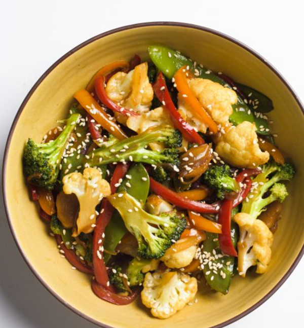 Butter-soy vegetable stir-fry
