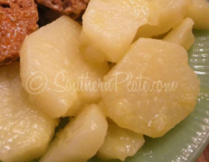 Butter stewed potatoes