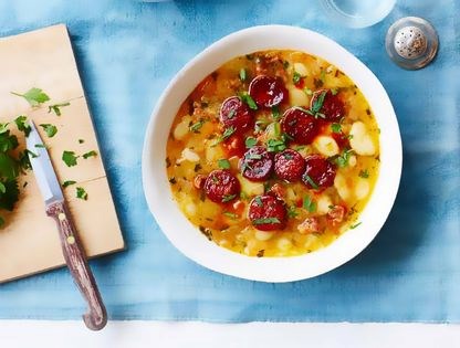Butterbean and chorizo soup