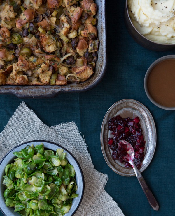 Buttered Brussels leaves