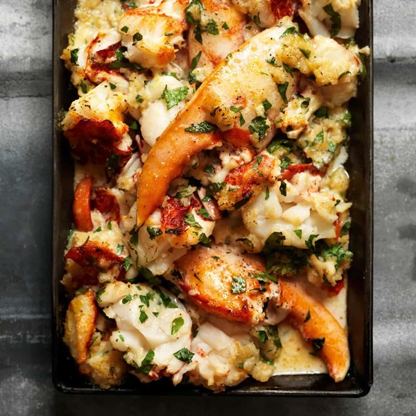 Buttered mustard lobster