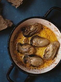 Buttered oysters
