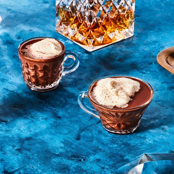 Buttered-rum hot chocolate