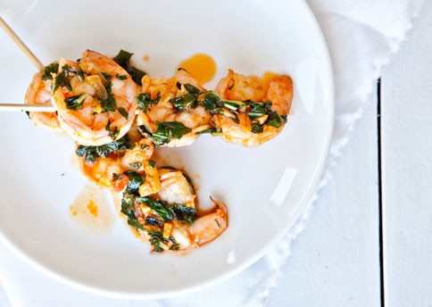 Buttered shrimp