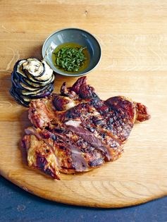 Butterflied lamb shoulder