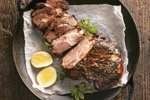 Butterflied leg of lamb