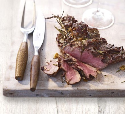 Butterflied leg of lamb