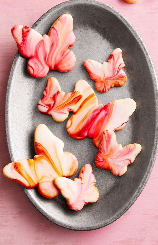 Butterfly sugar cookies