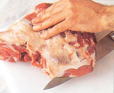 Butterflying a leg of lamb