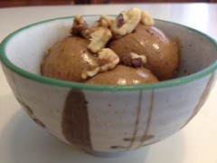 Buttermilk and lekvar ice cream