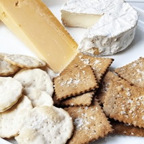 Buttermilk and rye crackers
