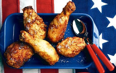 Buttermilk-bathed fried chicken