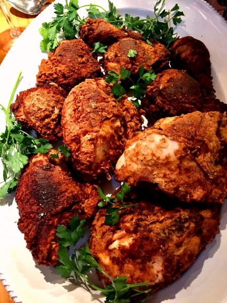 Buttermilk-bathed pan-fried chicken [Cheryl Alters Jamison and Bill Jamison]