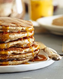 Buttermilk buckwheat pancakes