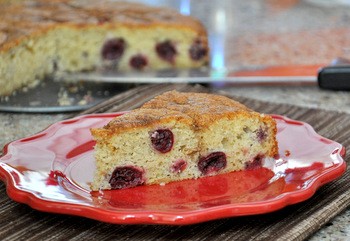Buttermilk cherry cake