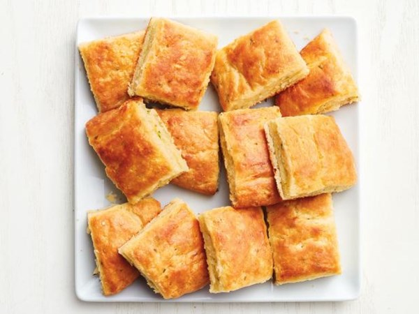 Buttermilk chive biscuits