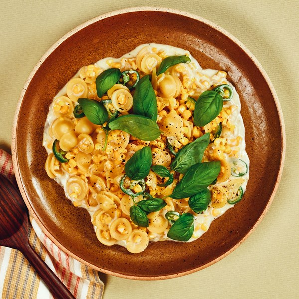 Buttermilk corn pasta
