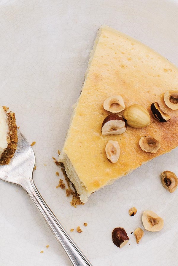 Buttermilk dulce de leche cheesecake