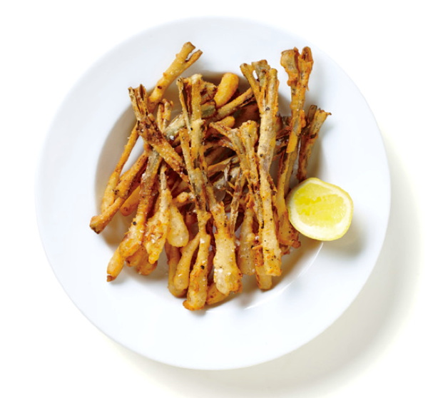 Buttermilk-fried ramps