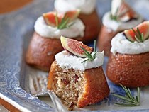 Buttermilk-glazed mini fig cakes