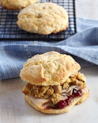 Buttermilk ham and cheese biscuits