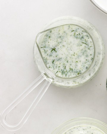 Buttermilk herb vinaigrette