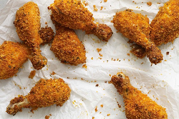 Buttermilk oven "fried" chicken