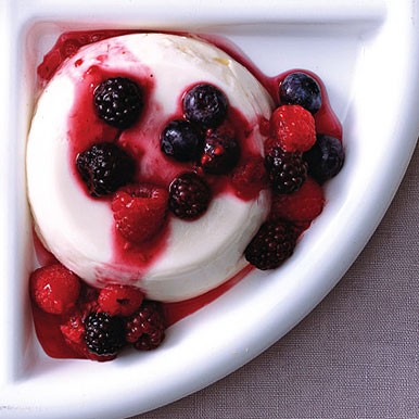Buttermilk panna cotta