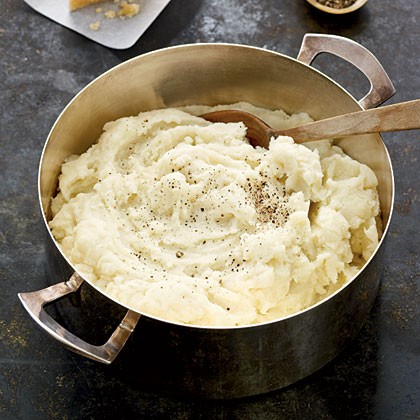 Buttermilk-Parmesan mashed potatoes