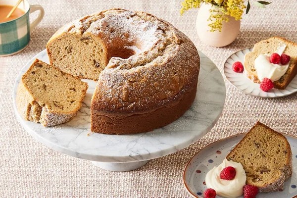 Buttermilk-pecan bundt cake
