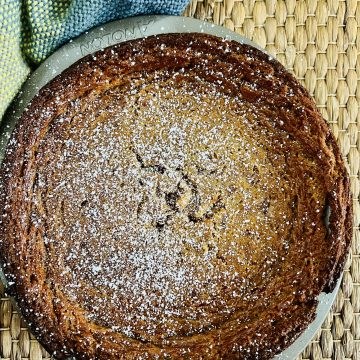 Buttermilk persimmon pudding