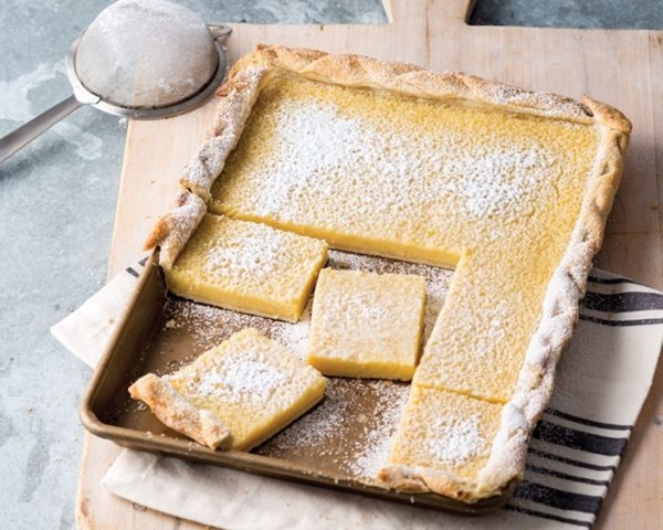 Buttermilk sheet pan pie [buttermilk filling]