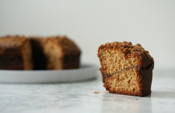 Buttermilk-streusel coffee cake