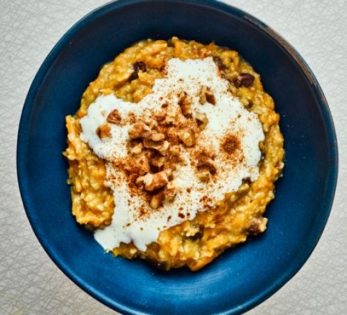 Butternut & cinnamon oats 