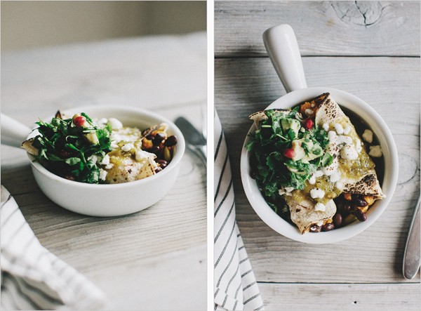 Butternut + green chile enchiladas