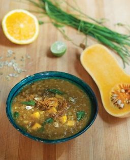 Butternut + lentil porridge (Adasi)