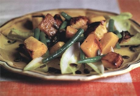 Butternut and green bean salad