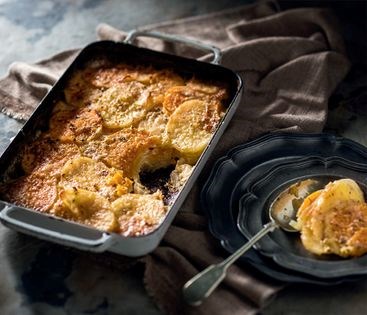 Butternut and potato dauphinoise