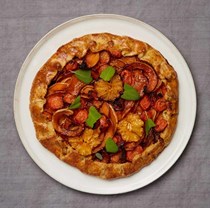Butternut and sage galette with orange
