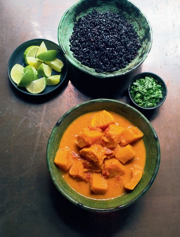 Butternut and sweet potato curry