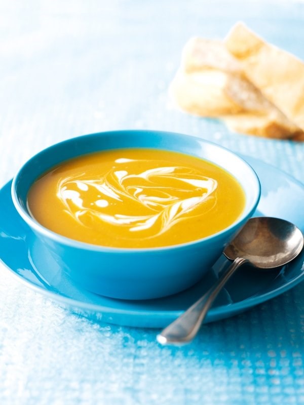 Butternut and sweet potato soup