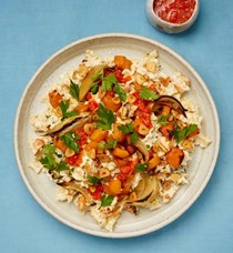 Butternut and yoghurt pasta