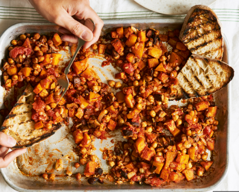 Butternut baked beans
